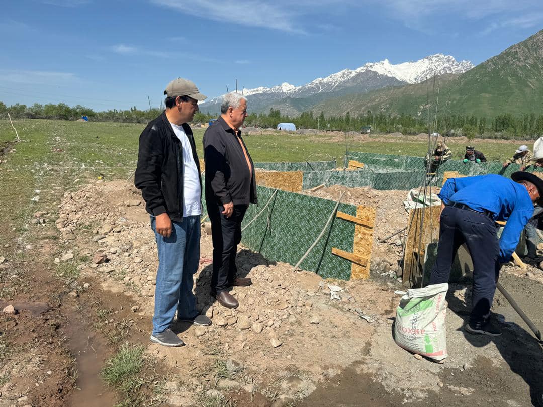 Construction of new healthcare facilities has begun in Rasht and Tajikabad districts