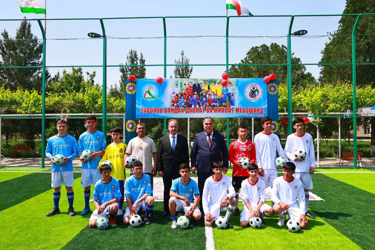 A renovated park and new sports grounds have opened in Kanibadam