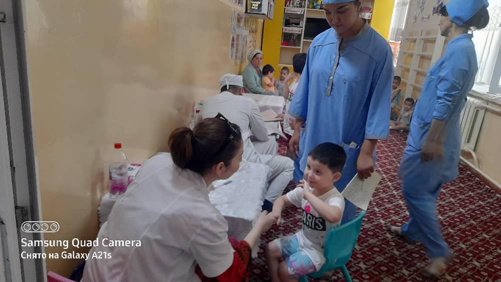 "Caravan of Health" examined the pupils of the Family Support Center in Khujand