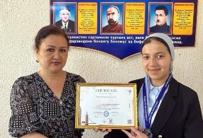 Student from Tajikistan wins bronze at the international Olympiad "Young Englishmen"
