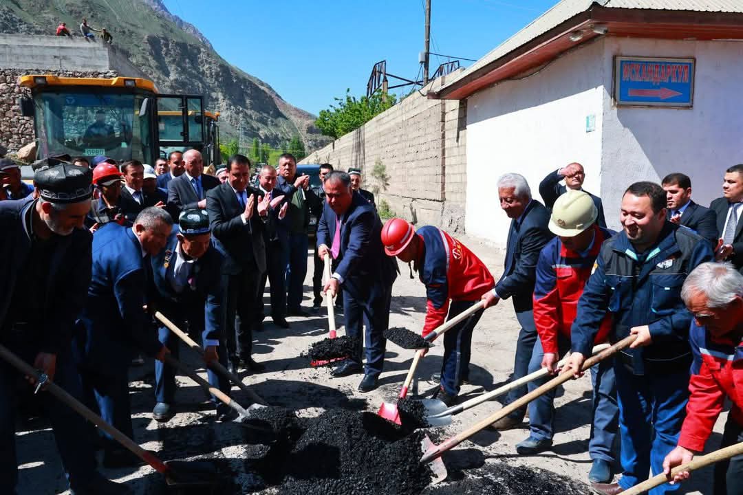 Asphalting of the Zarafshon – Iskandarkul road began in the Ayni district