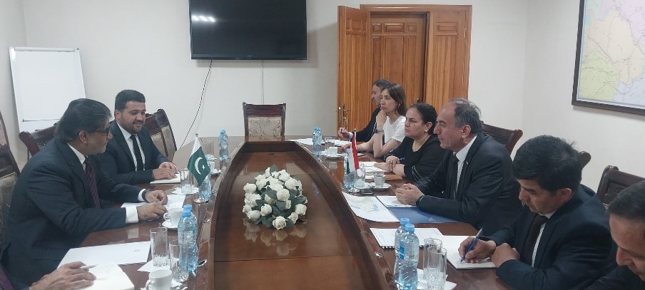 Tajikistan Transport Minister and Pakistani Ambassador Discuss Development of Road Transport and Transit Trade
