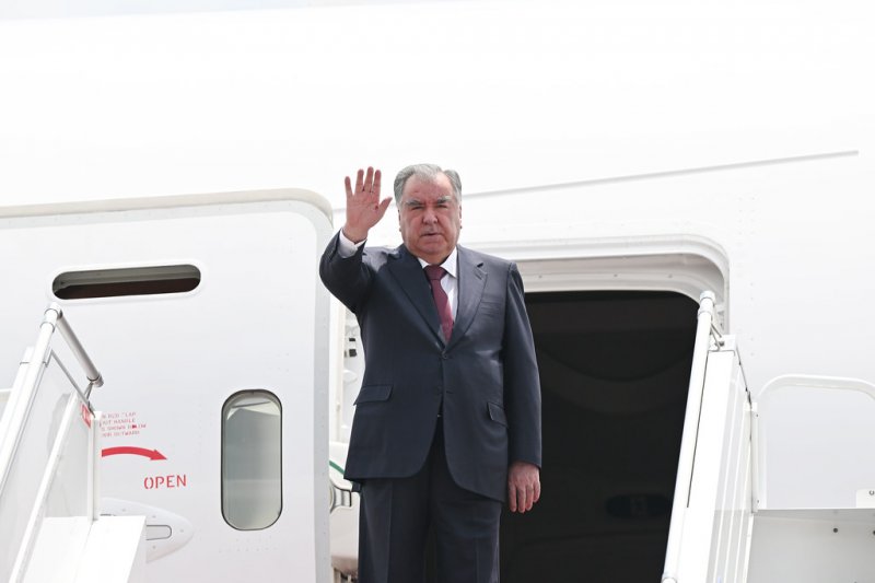 President of the Republic of Tajikistan Emomali Rahmon departed for Astana