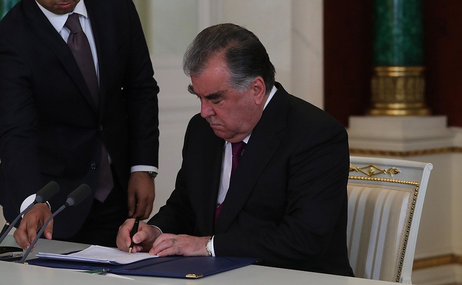 Tajikistan President signs new laws to support investment and improve legal system