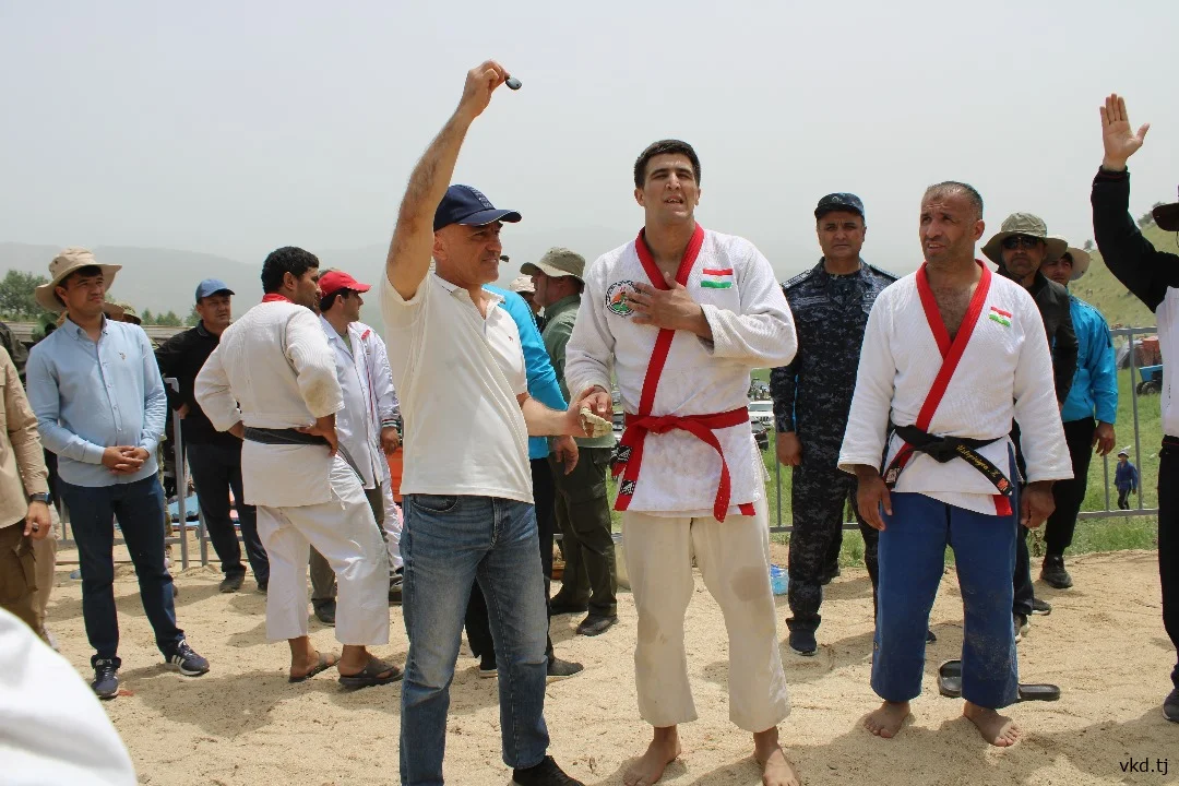 Tajik wrestlers won top prizes in international national wrestling competitions held in Khovaling