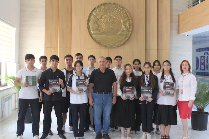 A series of lectures on Tajikistan's contribution to the Great Patriotic War was held at the Khususii Saidumar Gymnasium