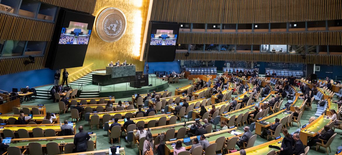 The UN General Assembly held a special commemorative session in memory of all victims of World War II