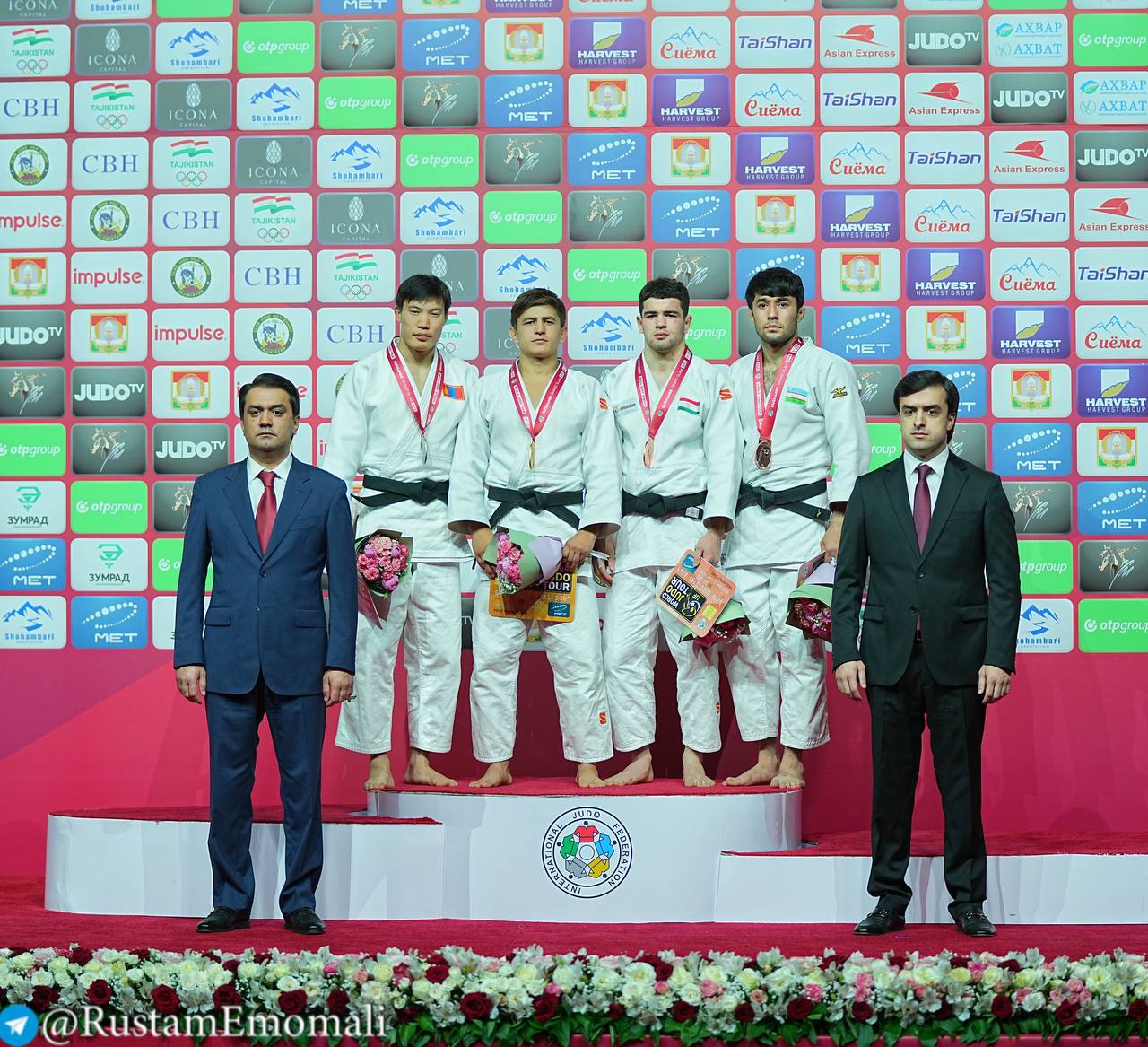 Tajik Judokas Take First Team Place at Dushanbe Grand Slam 2025