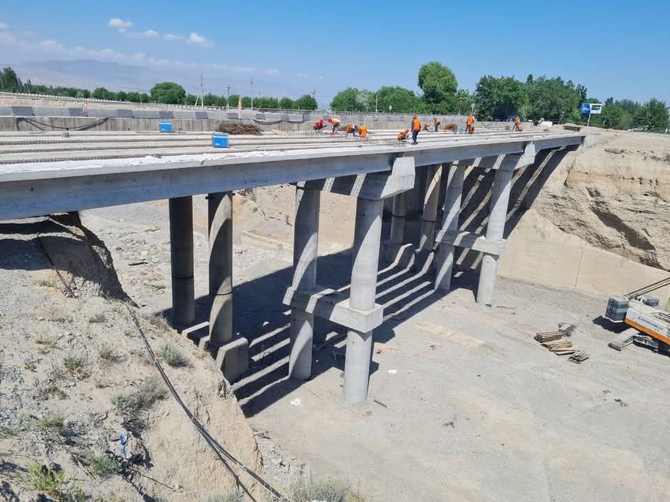 38 bridges and tunnels are being renovated on the Dushanbe-Chanak highway
