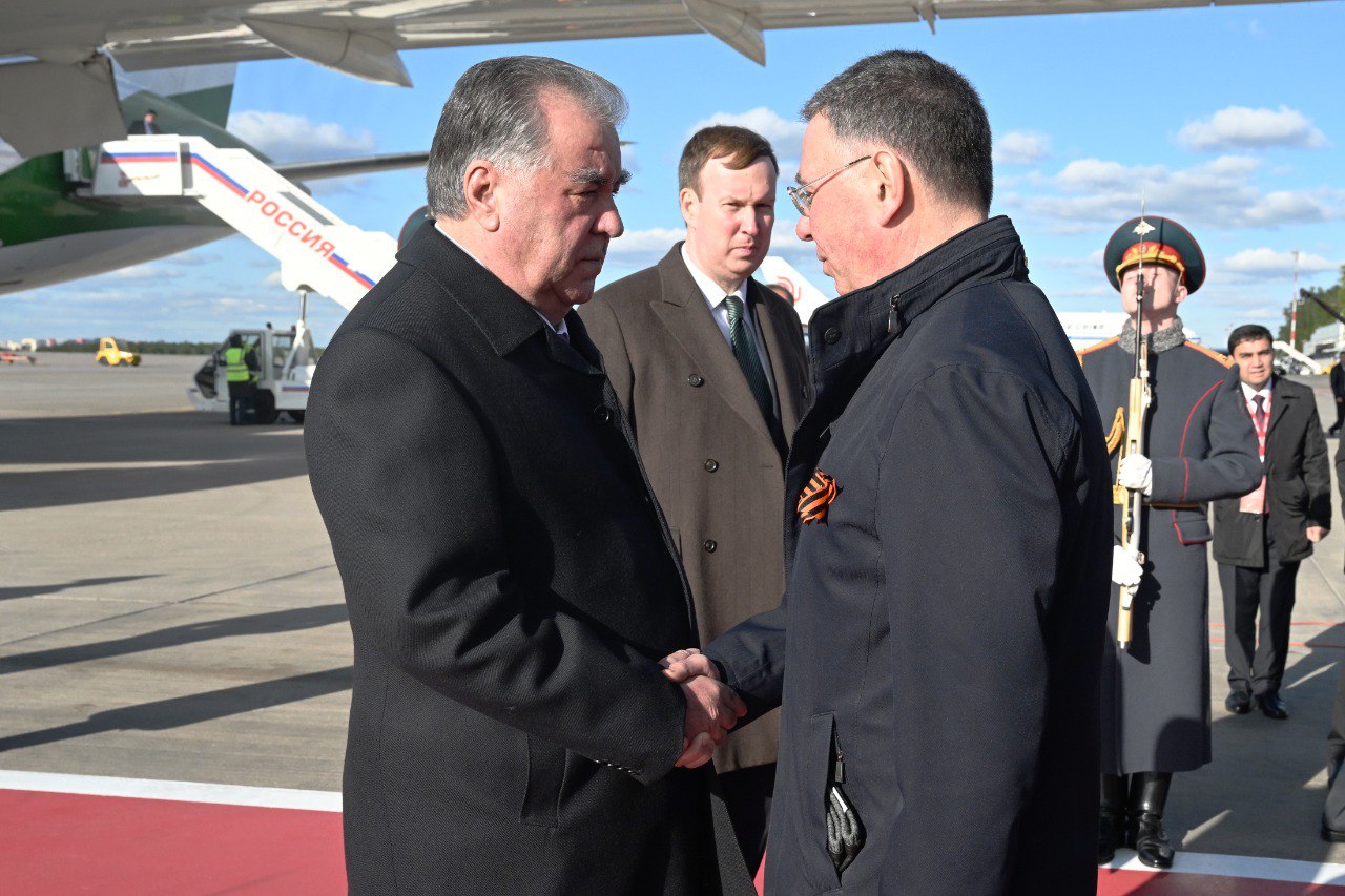 Emomali Rahmon arrived in Moscow on a working visit