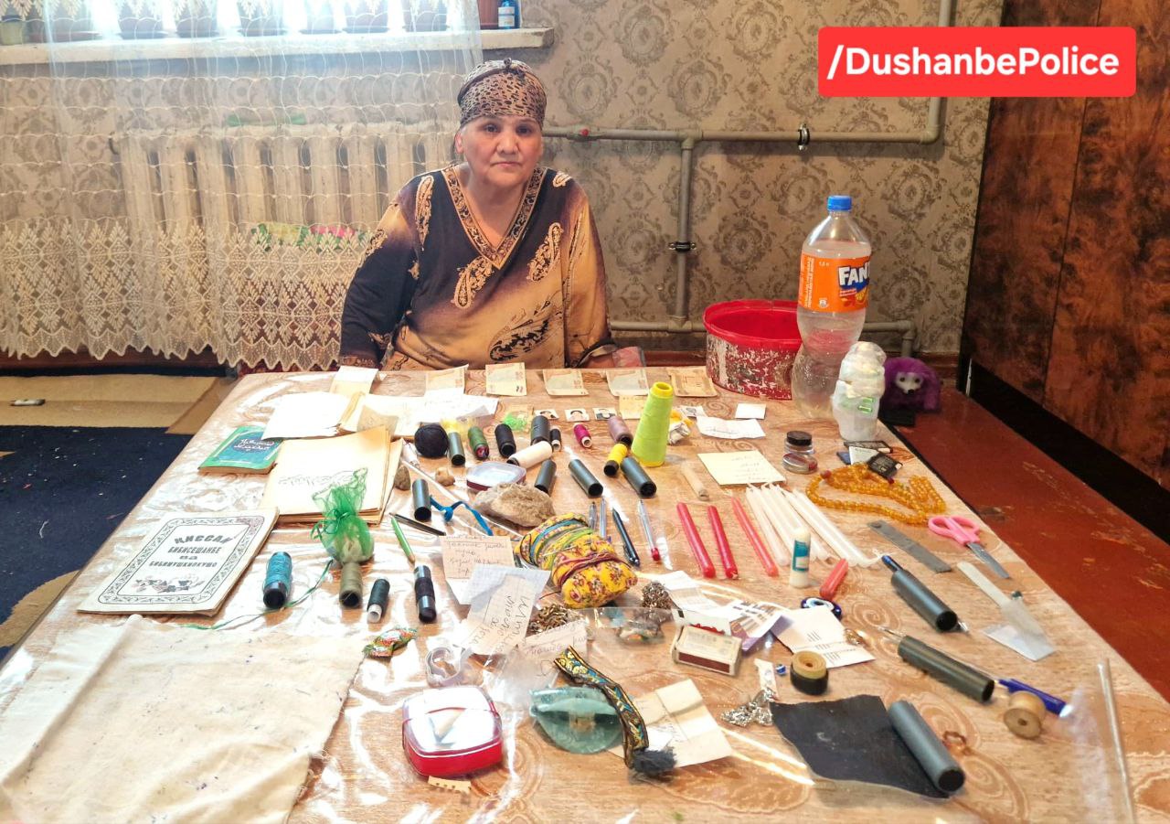 Woman arrested again in Dushanbe for witchcraft and fortune telling