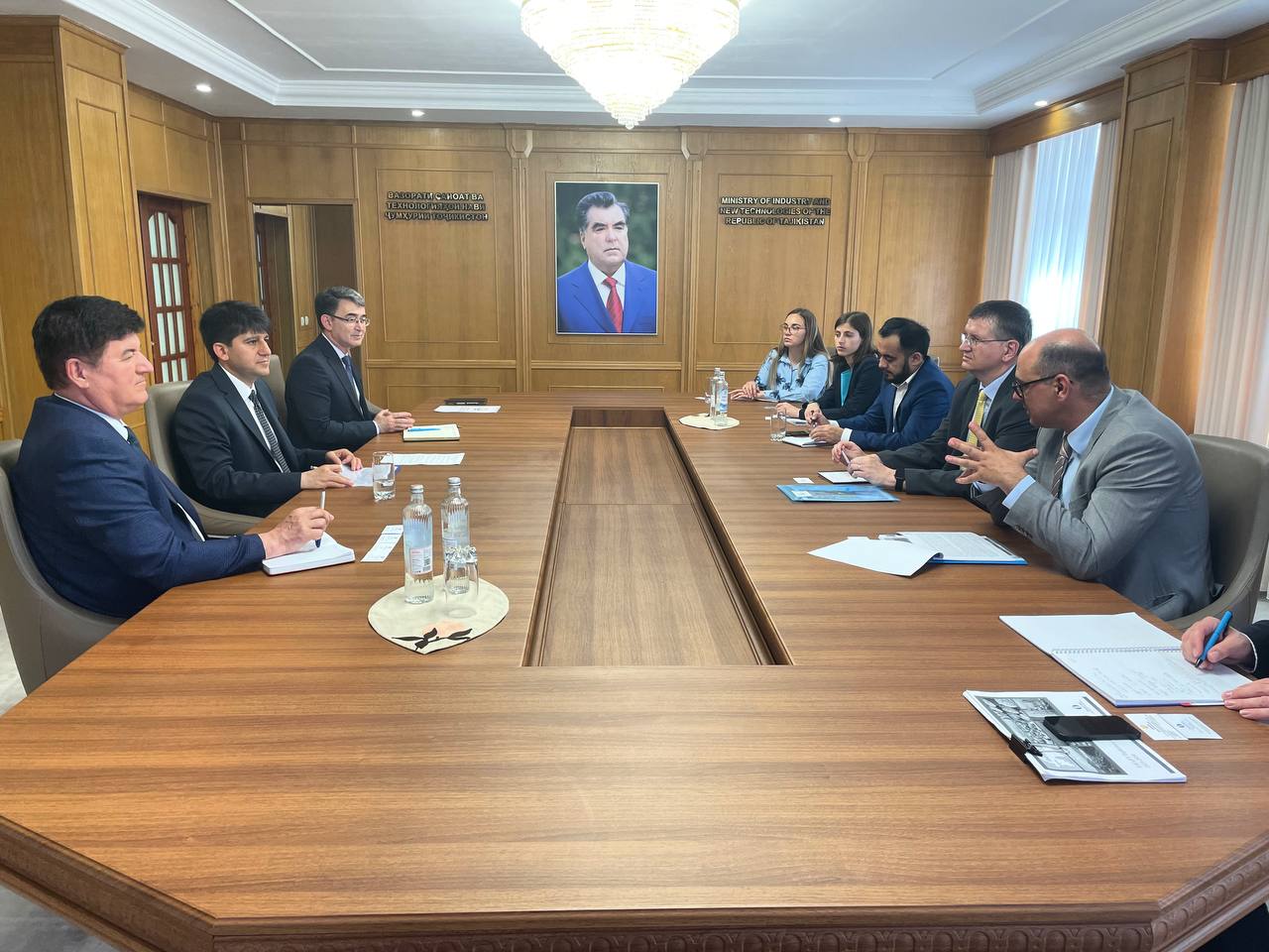 Cooperation with the EBRD in the field of industry and the “green” economy was discussed in Dushanbe