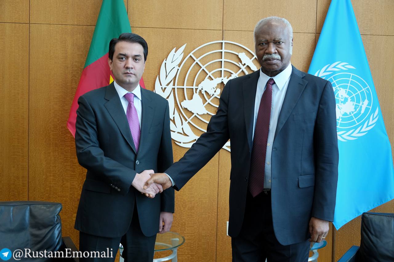 Rustam Emomali held a meeting with the President of the 79th session of the UN General Assembly