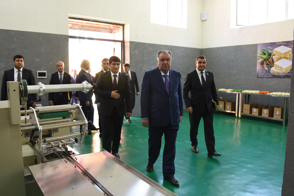 Emomali Rahmon commissioned an Industrial Park in Vanj district