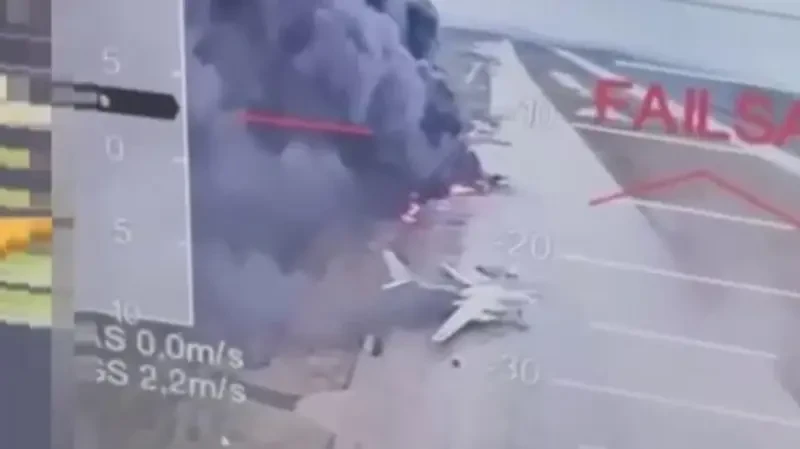 Operation Spider Web: Ukraine hits Russian military airfields with drones flown out of trucks