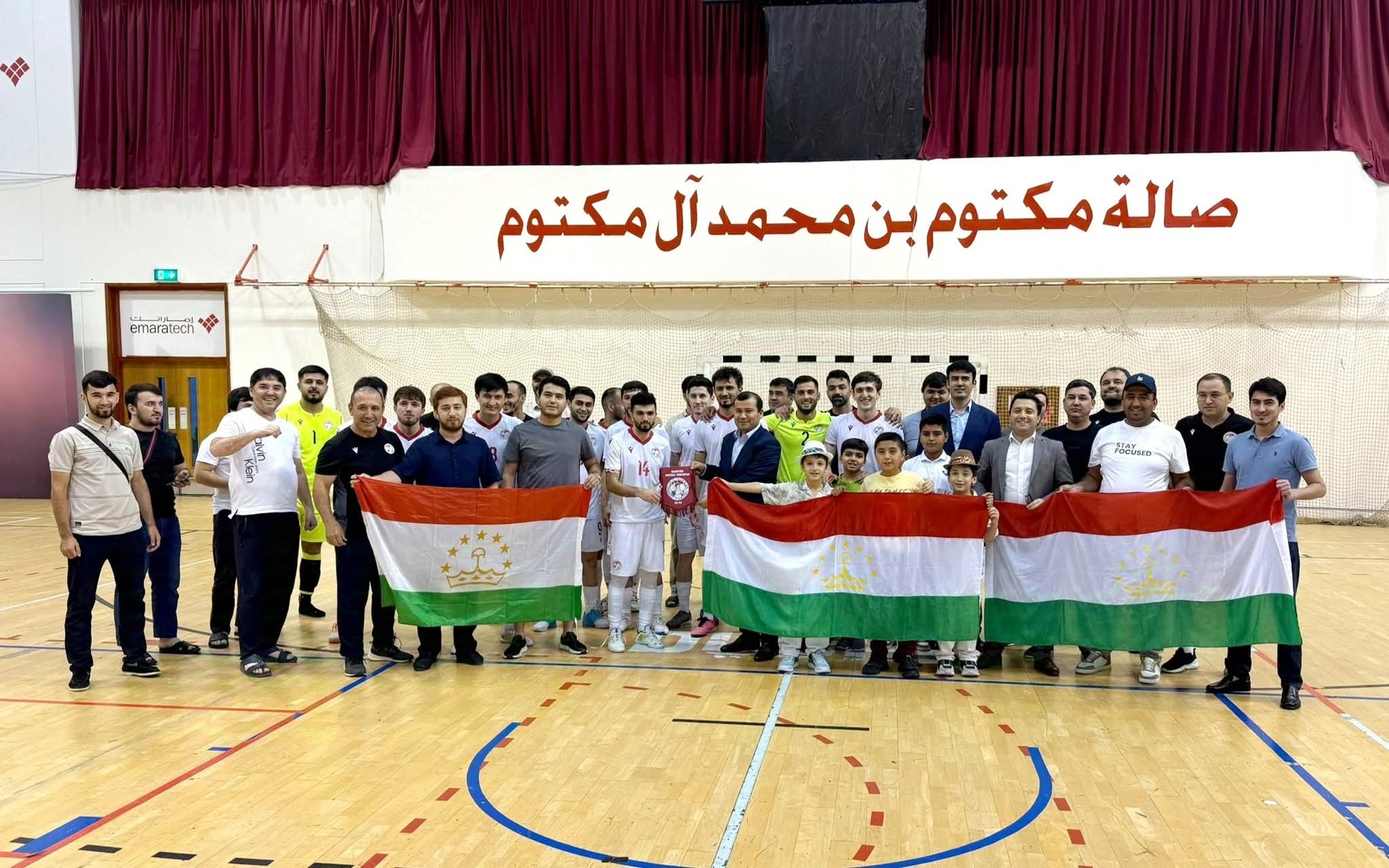 Tajikistan Futsal Team Beats UAE Twice in Dubai