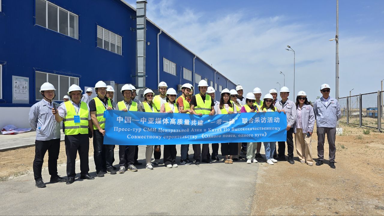 Journalists from Central Asia and China visited the environmentally friendly desalination plant at the Karazhanbas field