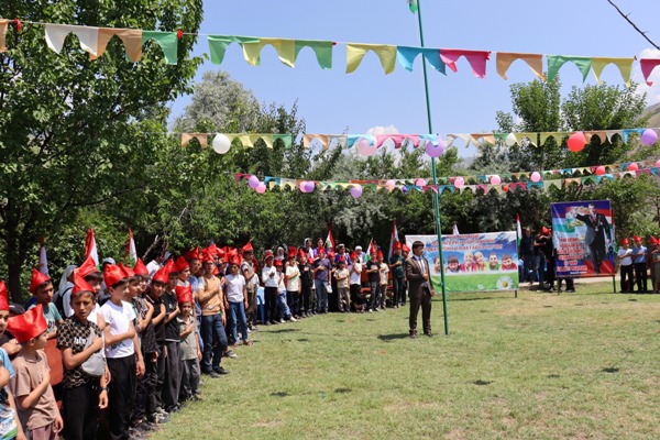 450 schoolchildren will spend their holidays in a summer camp in the Kamarob gorge