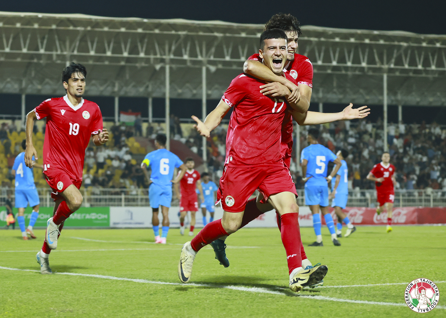 Tajikistan Olympic Team Beats India 3-2 in Friendly Match