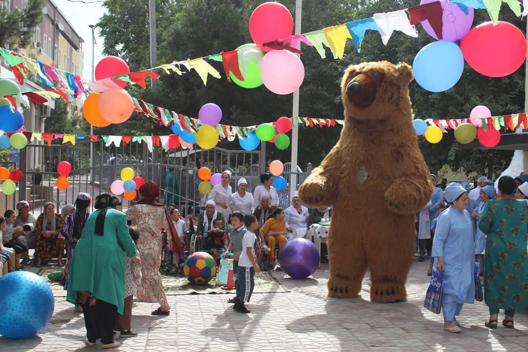 In Bokhtar, children with disabilities were congratulated on Children's Day