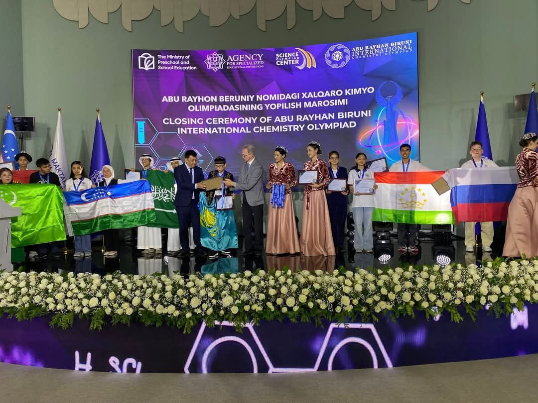 Tajik schoolchildren win medals at the International Chemistry Olympiad in Tashkent