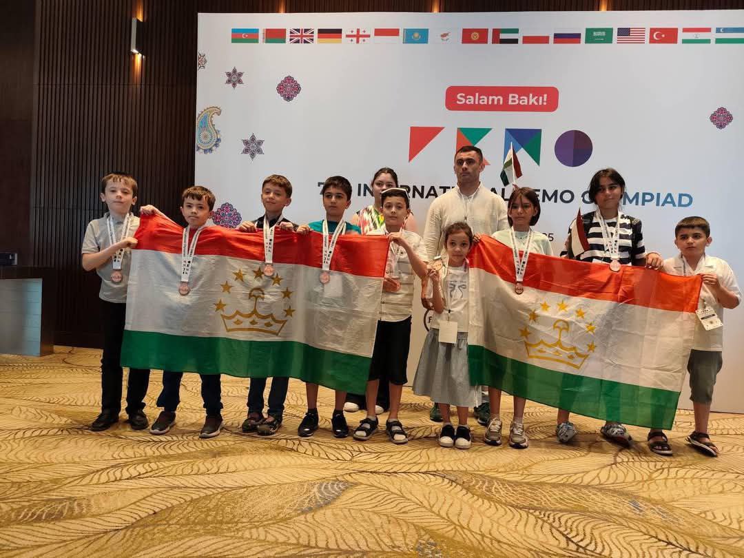 Schoolchildren from Tajikistan won 17 medals at the FEMO Olympiad in Baku