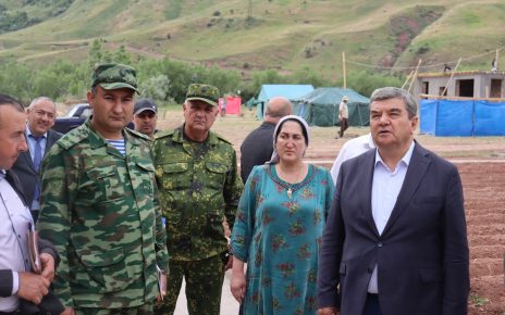 Housing construction for earthquake victims continues in Rasht district