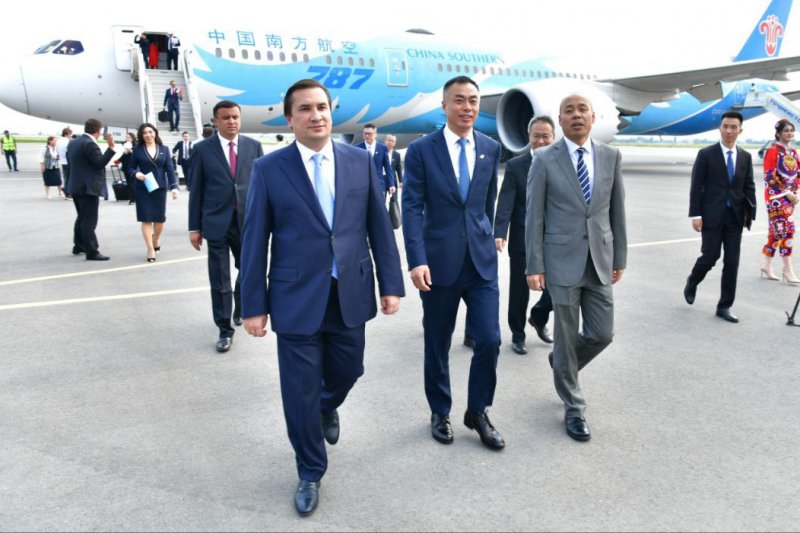 Dushanbe and Beijing are connected by direct flights for the first time in history