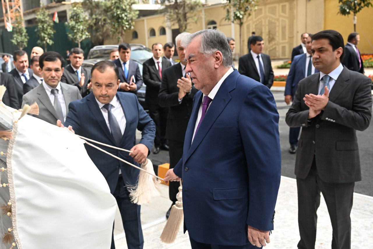 Emomali Rahmon and Rustami Emomali opened a new kindergarten "Durakhshon" in Dushanbe
