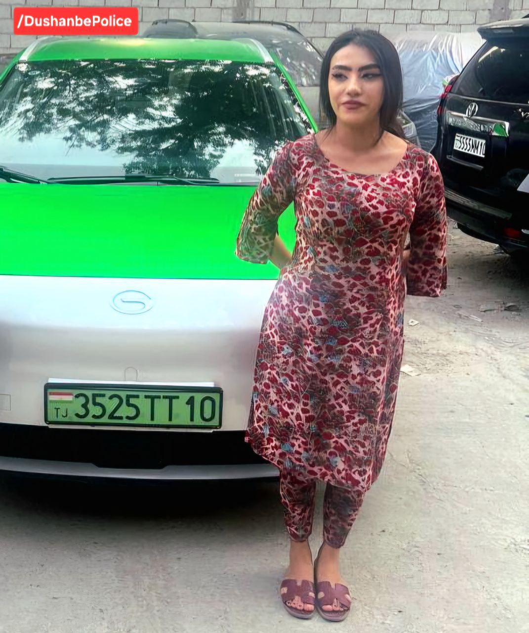 Woman Detained in Dushanbe for Driving Without a License