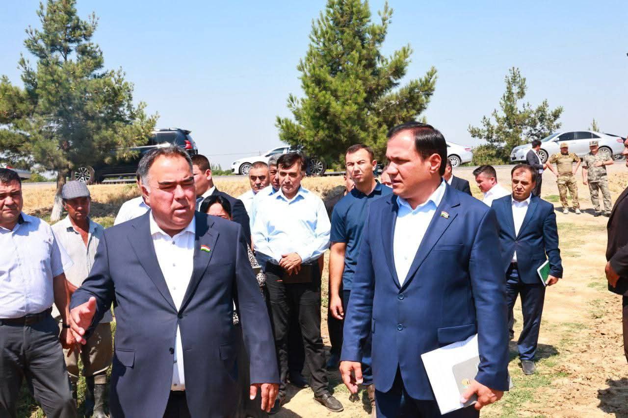 The Head of Sogd assessed the progress of agricultural work in the J. Rasulov district