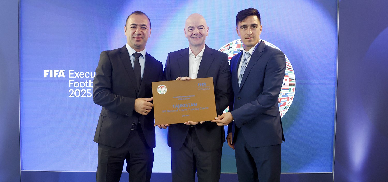 Football Federation of Tajikistan awarded bronze prize at FIFA Forward Awards