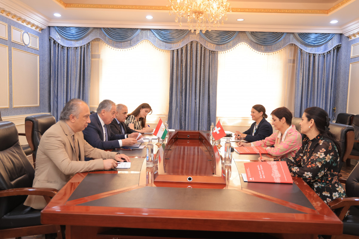 Sirojiddin Mukhriddin held a meeting with the leadership of the Swiss Cooperation Office