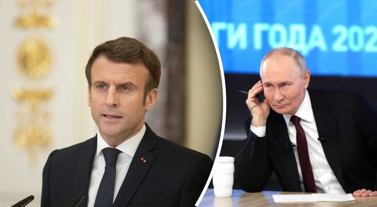 Macron calls on Putin to cease fire in Ukraine