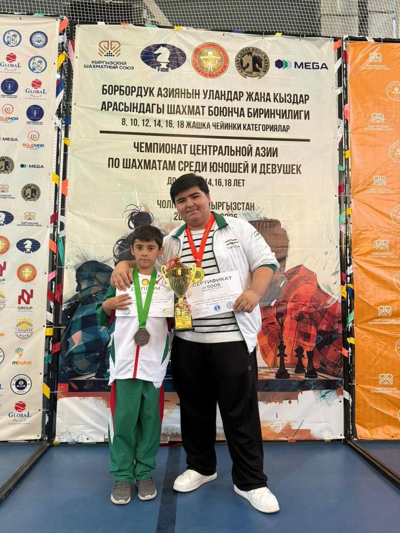Tajik chess players win gold and bronze at Central Asian Championship