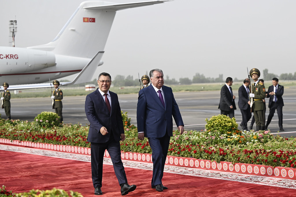 Kyrgyz President Sadyr Japarov Arrives in Tajikistan on State Visit