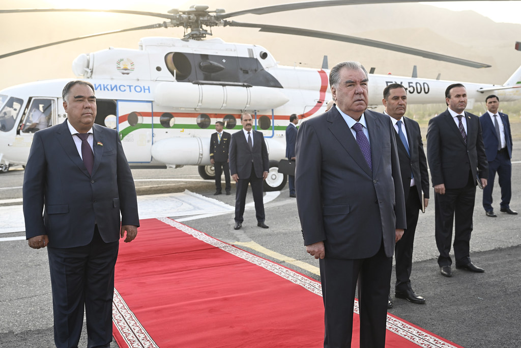Emomali Rahmon arrived in Sughd region on a working visit