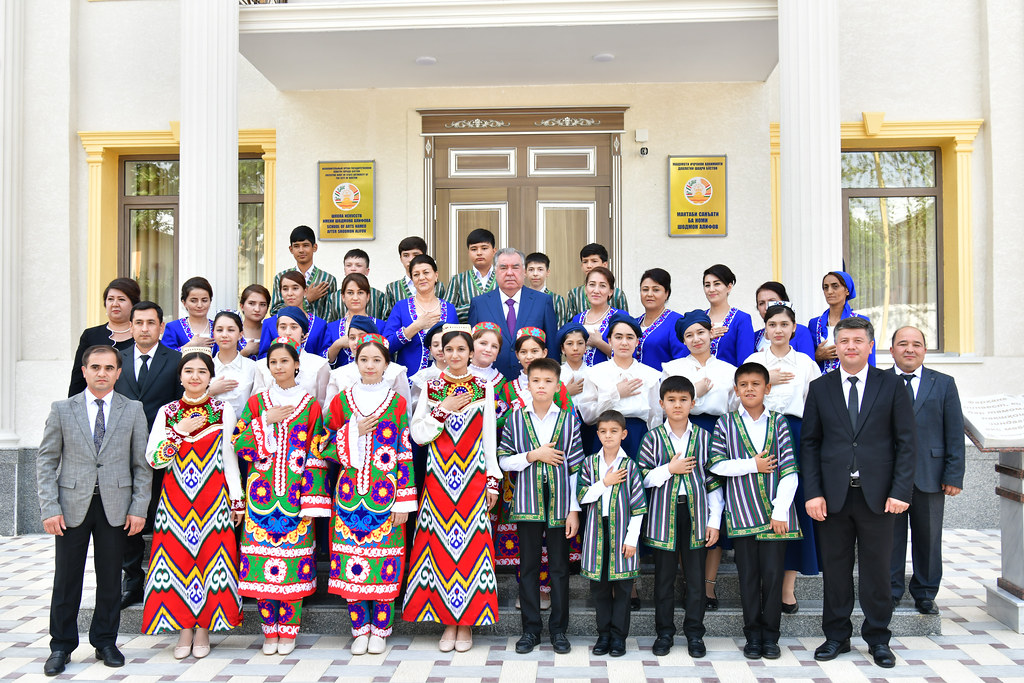 The President of Tajikistan commissioned an art school in the city of Buston