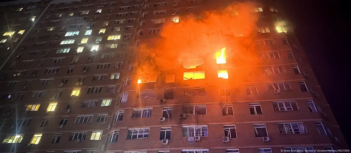 Five People, Including Children, Injured in Russian Drone Attack in Odessa