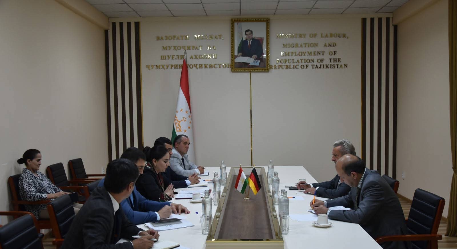 Tajikistan and Germany expand cooperation in personnel training and labor migration