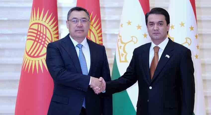 Rustami Emomali met with the President of Kyrgyzstan Sadyr Japarov