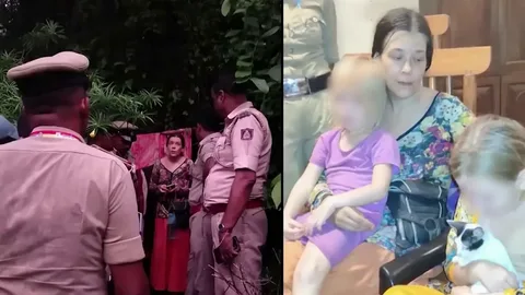 Russian woman with two children found in cave in India