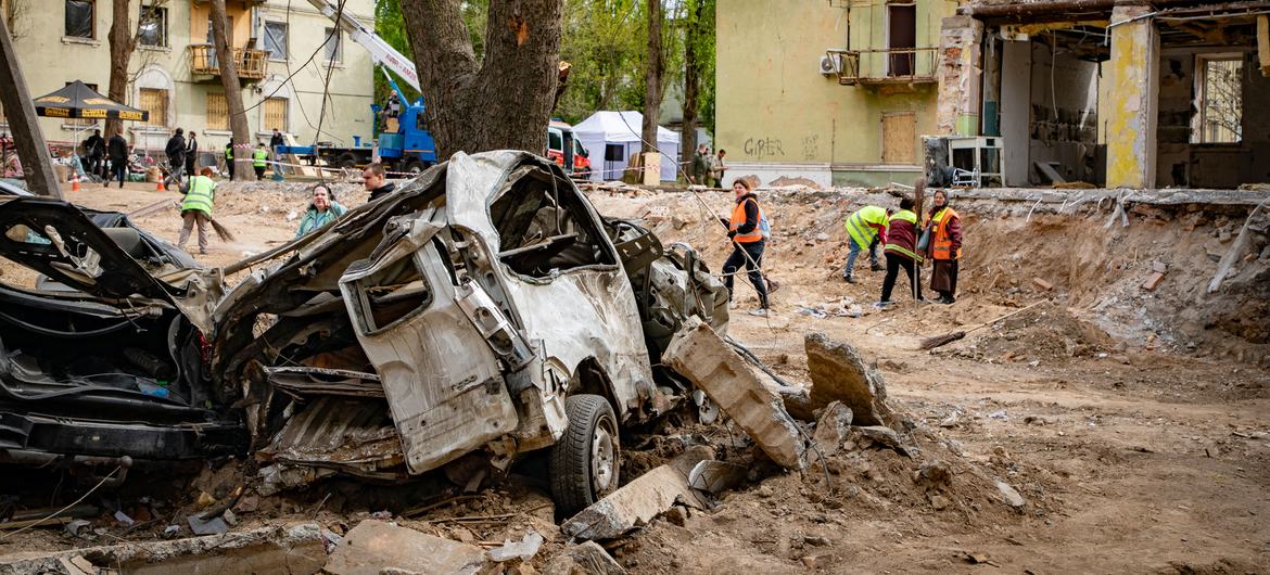 UN: Ukraine's civilians are suffering loss and destruction on a record scale