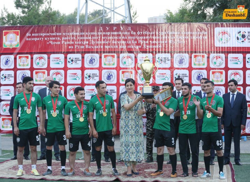 The results of the mini-football tournament for the Cup of the Chairman of the City of Dushanbe have been summed up