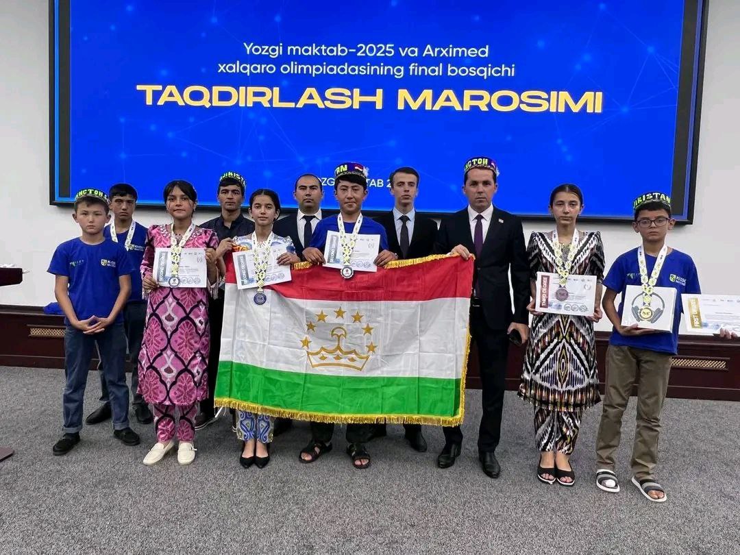 Tajik schoolchildren won 63 medals at the International Olympiad "Archimedes" in Tashkent