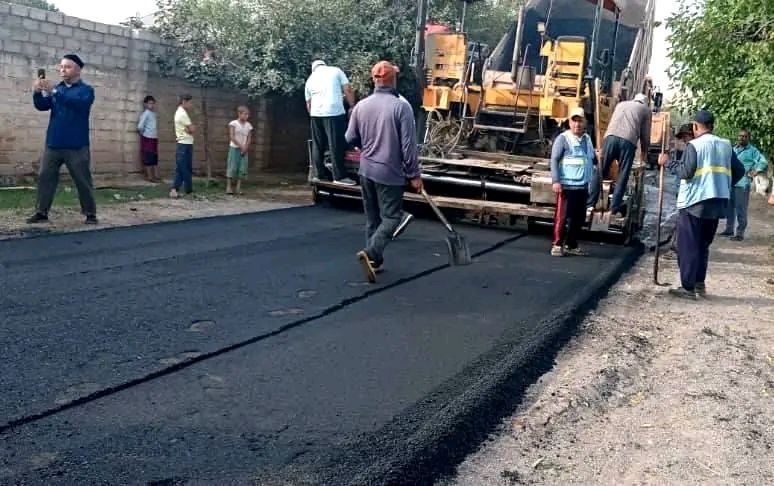In the village of Ravshandilon Gissar, repairs to the village road have begun for Independence Day