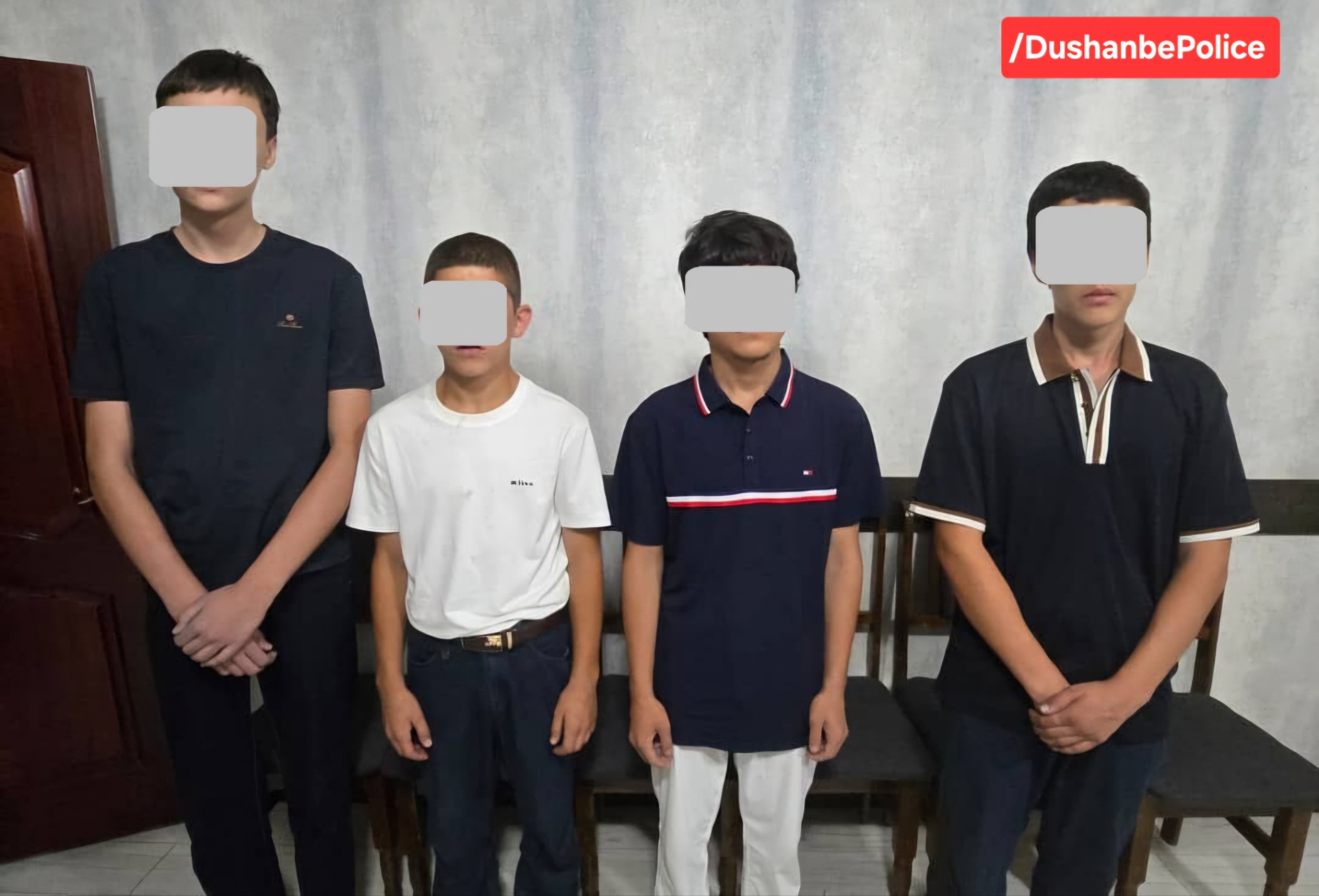 Four teenagers suspected of series of thefts detained in Dushanbe