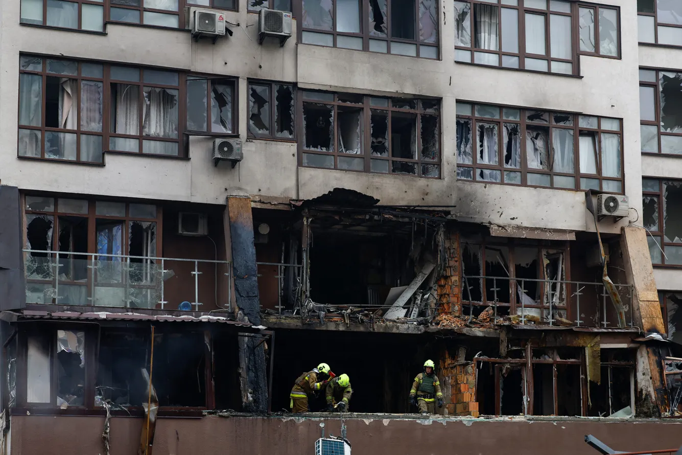 Russia has launched a massive attack on Ukraine. Residential buildings and a metro station entrance have been damaged in Kyiv, two people have died, and 15 more have been injured