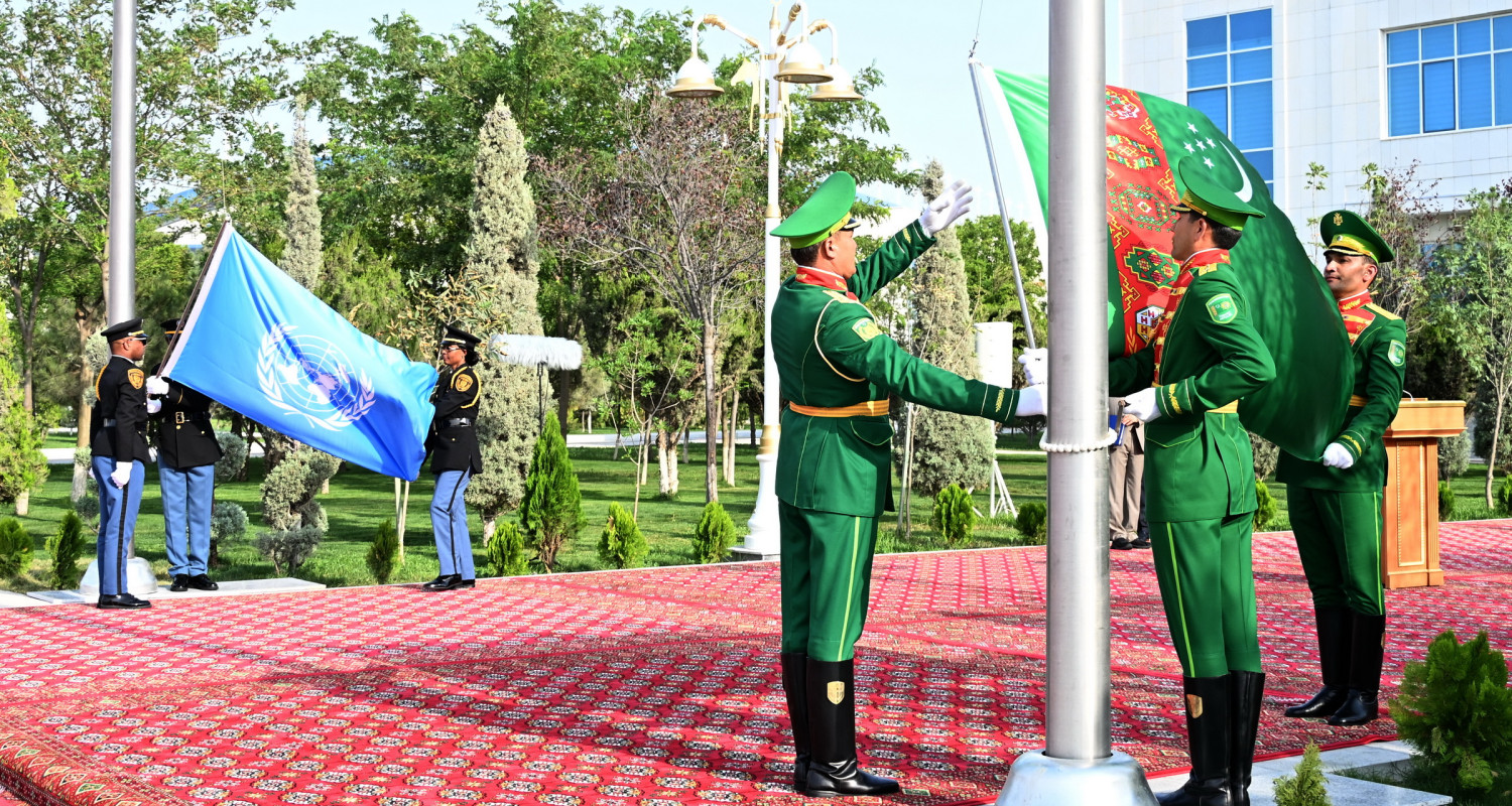 Flag-raising ceremony on the occasion of the Third United Nations Conference on Landlocked Developing Countries