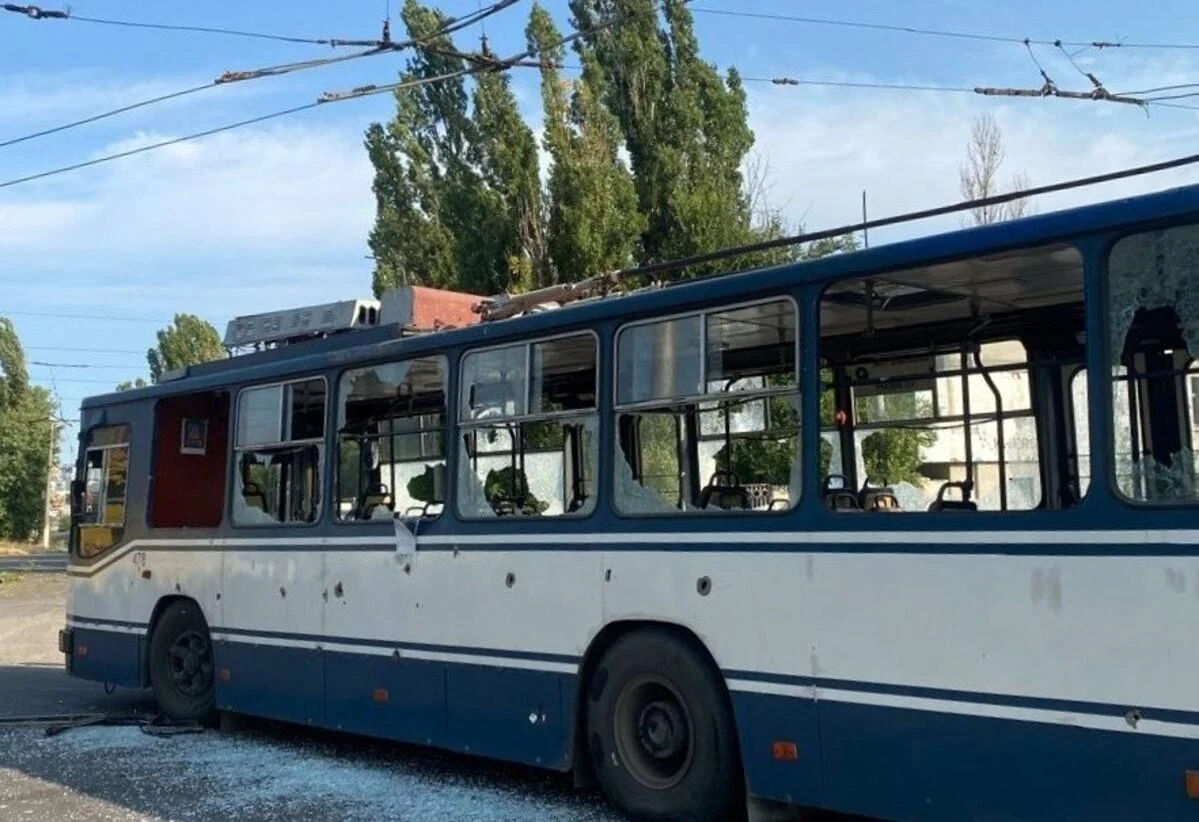 A passenger bus was hit in the suburbs of Kherson: two dead and 16 injured.